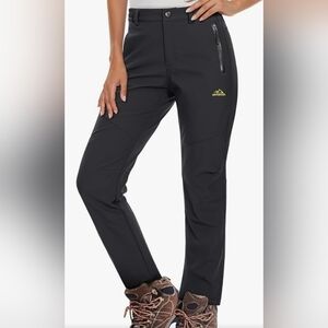 MEDIUM.   MAGCOMSEN FLEECE LINED WATERPROOF INSULATED WINTER SOFTSHELL PANTS